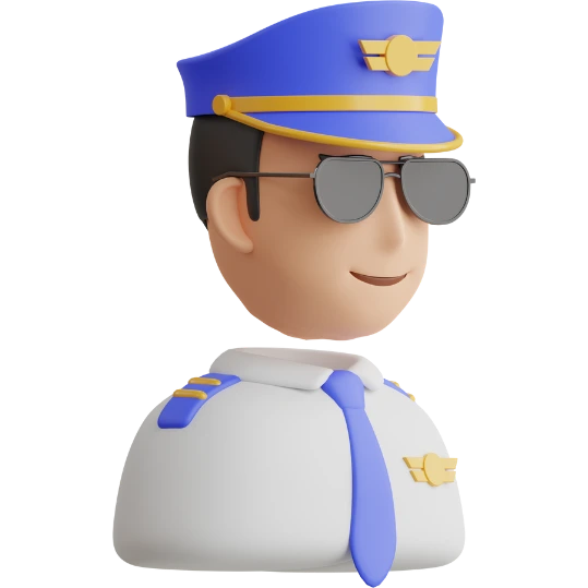 3d image of a pilot